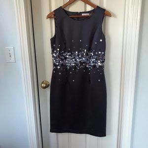 Satin Sheath Party Dress